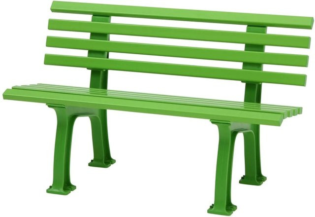 PROREGAL Gartenbank Antigua 2 Sitzer in Apfelgrün aus UV-beständigem Witterungskunststoff, H x B x T: 74 x 120 x 54 cm - Bild 1