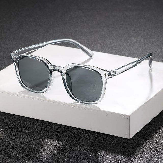 Fairmarry Sonnenbrille Square, Kunststoff, Vollrand, grau transparent - Bild 1