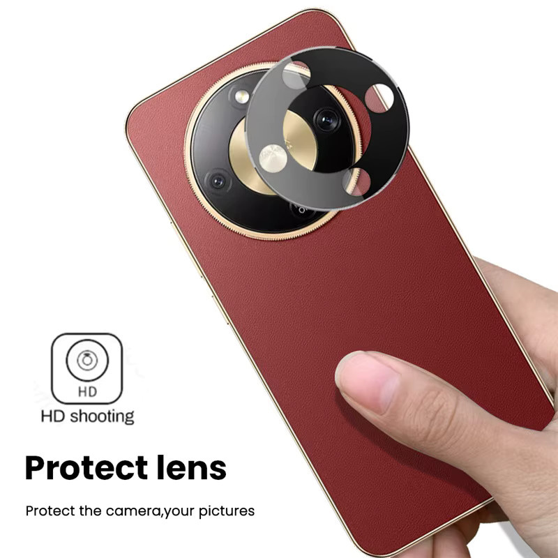 3er-Set schwarze 3D gebogene Kamera-Schutzfolien aus gehärtetem Glas für Honor X9d, Honor Magic8 Lite und Honor 8 Lite 5G mit 9H Härtegrad - Bild 2