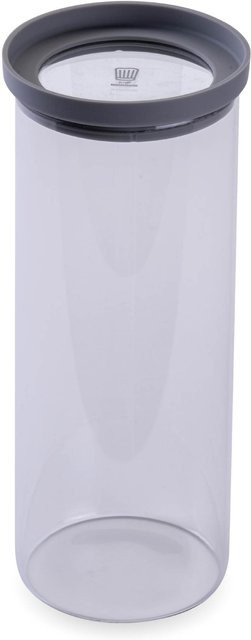 Fackelmann Vorratsglas transparent aus Glas und Silikon mit Schraubverschluss, 1,5 l - Bild 1