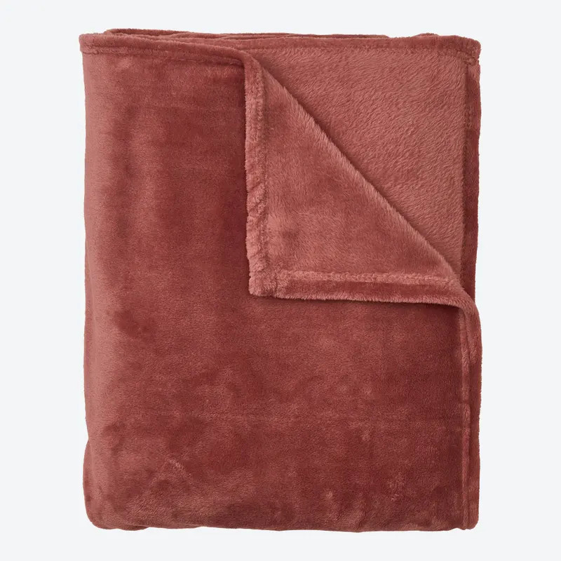 NKD Wohndecke in weicher Qualität, Rot, B: 150 cm, T: 200 cm - Bild 2