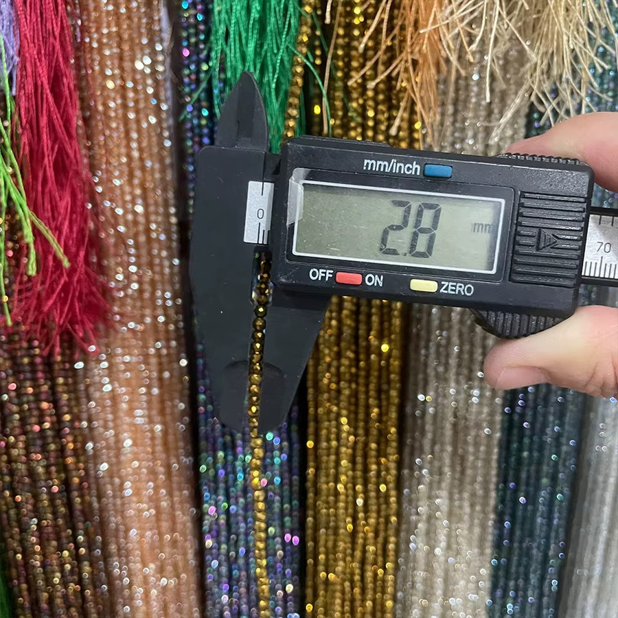 Perlen, 2,8 mm, gemischte Farben, facettiert, Unisex - Bild 3