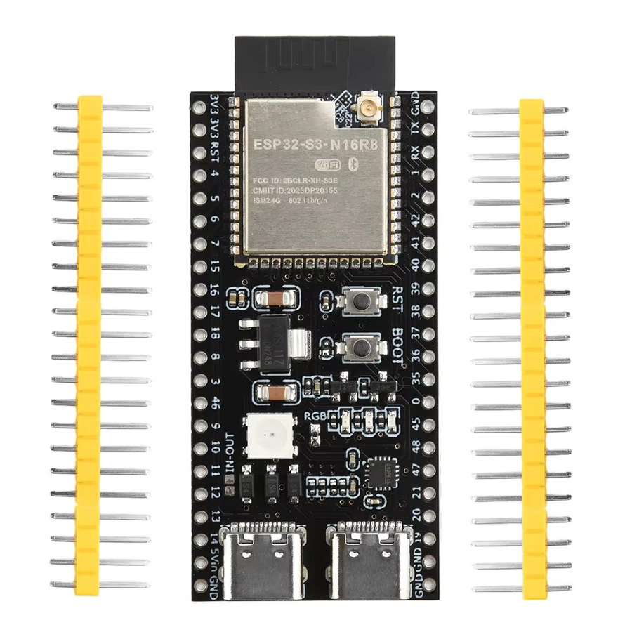 diymore ESP32-S3 WLAN-Bluetooth-Entwicklungsboard mit ESP32-S3-N16R8/N8R2 IoT-Modul und Antennenbasis für Internet-of-Things-Projekte - Bild 4