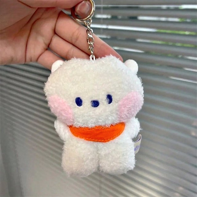 LINE FRIENDS BT21 Plüsch Schlüsselanhänger und Rucksackanhänger, White, Unisex - Bild 1