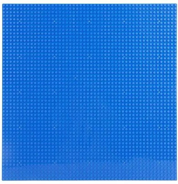 Klassische Grundplatte, Bausteine Ziegel, Blau, ab 6 Jahren - Bild 1
