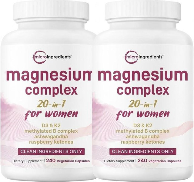 Microingredients Magnesium Komplex 20-in-1, Damen, 2er Pack - Bild 1