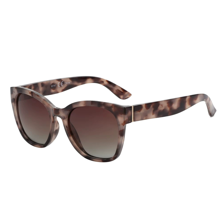 ZENOTTIC Sonnenbrille Cat-Eye, Vollrand, Kunststoff, braun, Damen - Bild 2