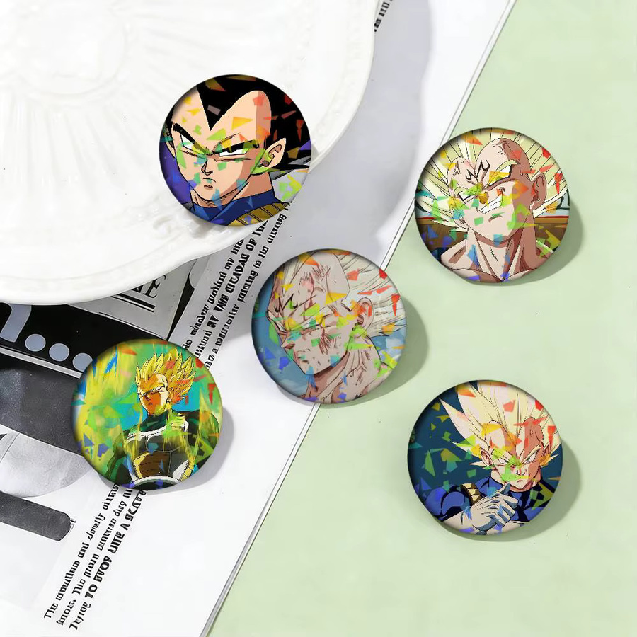 Dragon Ball Vegeta Laser-Abzeichen Brosche, Kinder - Bild 1