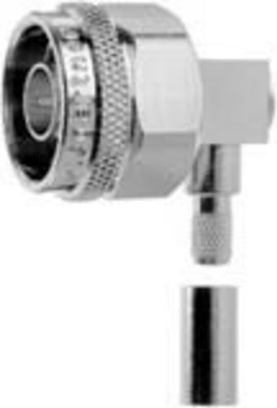 Telegärtner N-Steckverbinder Stecker gewinkelt 50 Ohm Silber - Bild 2