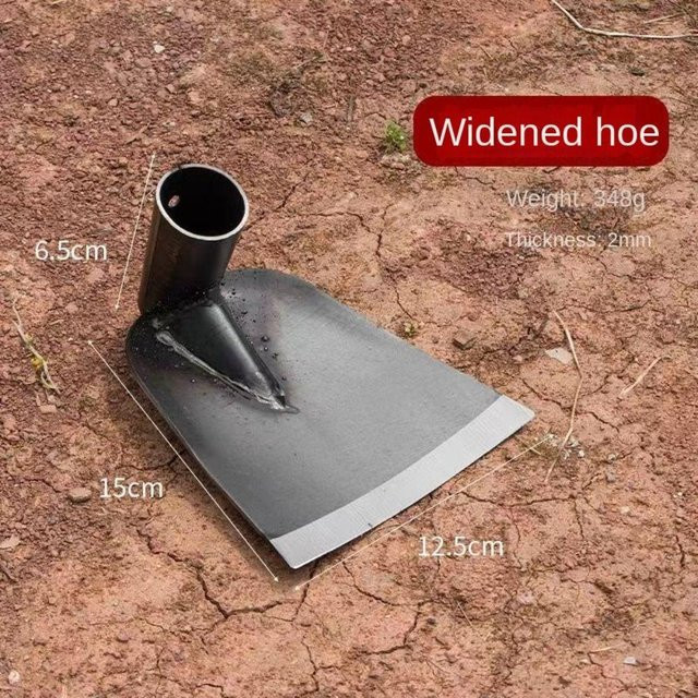 Binchi Outdoor Gartenhacke aus Stahl in Grau zum Graben und Unkrautjäten - Bild 1