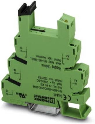 Phoenix Contact Relaissockel PLC-BSC-120UC/21HC/SO46 REL-MR-110DC/21HC, 10 Stück, grün - Bild 1