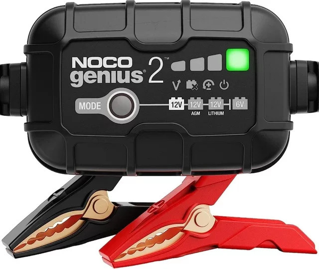 NOCO Genius2EU Kfz-Ladegerät 2A für 6V und 12V in Schwarz - Bild 1