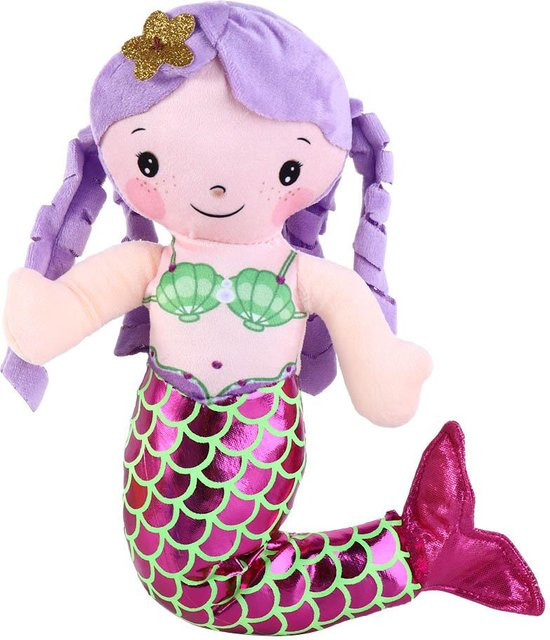 Yiran toy Mini Meerjungfrau Plüschtier, Stoffpuppe, 30cm, ab 6 Jahren - Bild 1