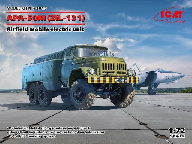 ICM APA-50M (ZiL-131), Airfield mobile electric unit, Fahrzeuge, 1:72, Grün - Bild 1