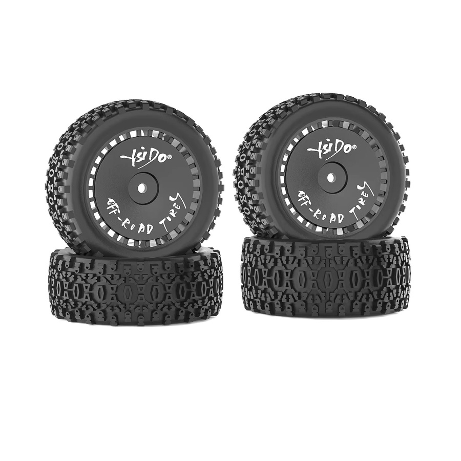 WLtoys Vorder- und Hinterreifen, 72mm, 12mm HEX, für 1/10 1/12 1/14 RC Offroad-Auto - Bild 3