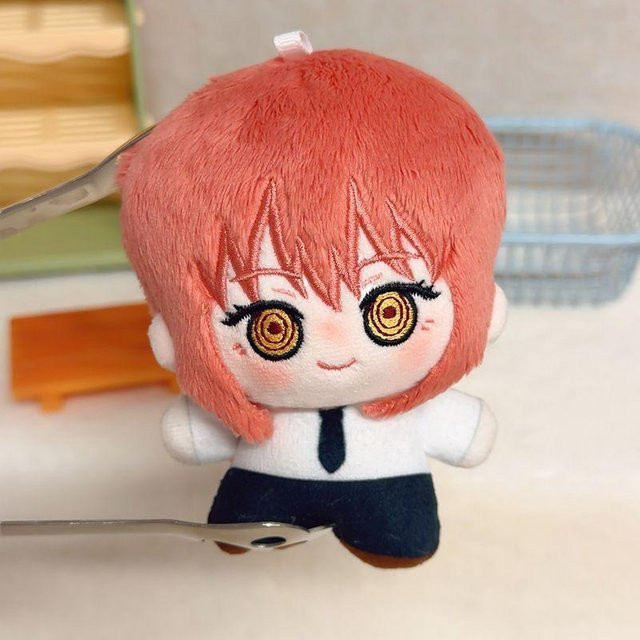 Yiran toy Chainsaw Man Denji Makima Reze Plüsch Schlüsselanhänger, 10cm - Bild 1