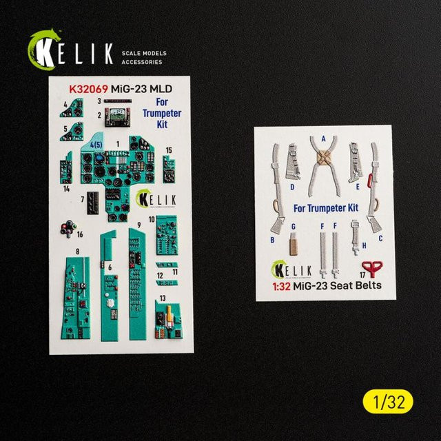 Trumpeter MiG-23 MLD - Interior 3D Decals - Bild 1