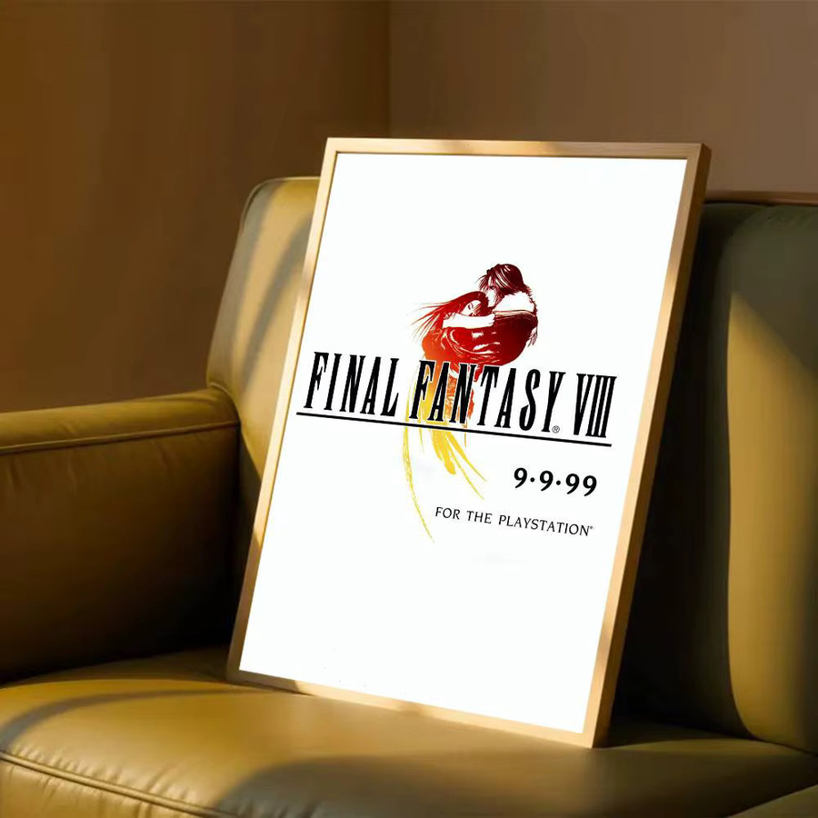Vintage Fantasy VIII Whitepaper Poster Retro Kraftpapier Aufkleber für dein Zimmer oder Café in Weiß - Bild 6