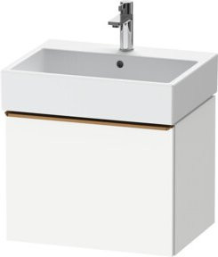Duravit Waschtischunterschrank D-Neo, wandhängend, weiß, Breite: 58,4 cm, Tiefe: 44,2 cm - Bild 1