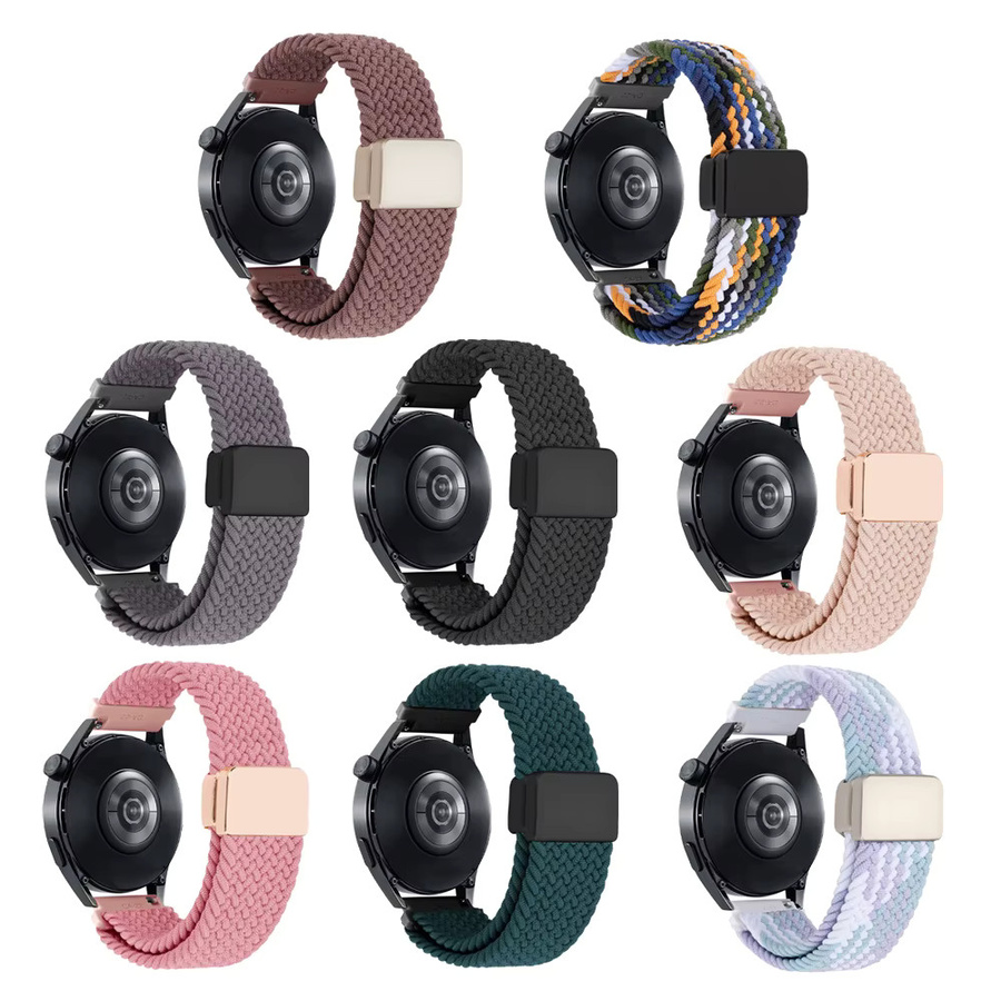 Fossil Uhrenarmband Nylon, geflochten, Schwarz, Unisex - Bild 3