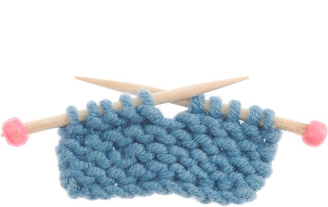 Rico Design Wichtel Miniatur Strickzeug Blau - Bild 1