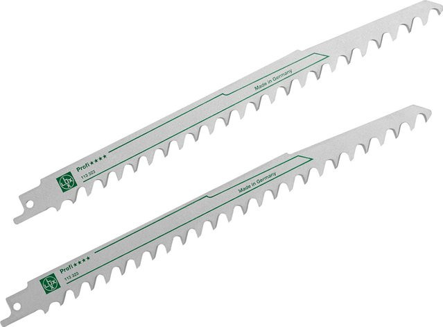 LUX-TOOLS Säbelsägeblatt Comfort für Grünholz, Grob, 2 Stück, Silber - Bild 1