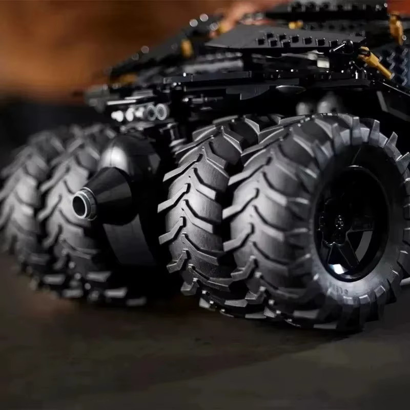 JIERAN Chariot Dark Knight Batmobile, Modellbausteine Set, 2049 Teile, ab 14 Jahren - Bild 3