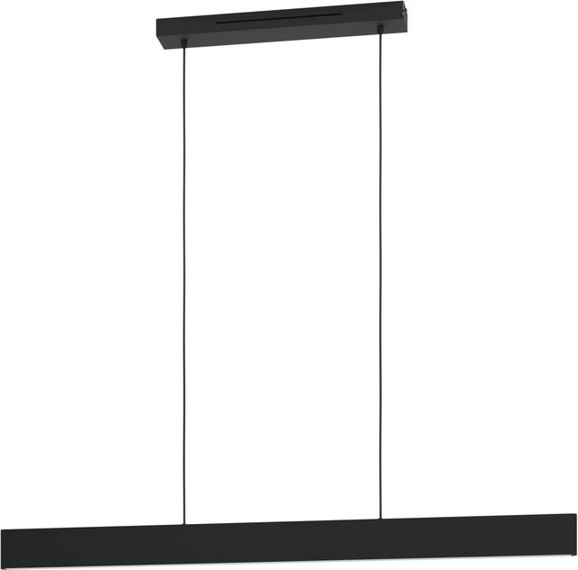 Eglo LED-Pendelleuchte Andreas-Z RGB/CCT in Schwarz aus Aluminium, dimmbar mit Fernbedienung und Bluetooth, Höhe: 119 cm, Durchmesser: 11 cm - Bild 1