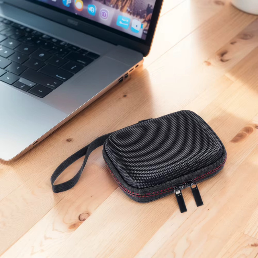 APWIKOGER EVA-Hartschalen-Tragetasche für Samsung T7 Shield/T9 Portable SSD, stoßfest und kratzfest, Farbe: Blau - Bild 3