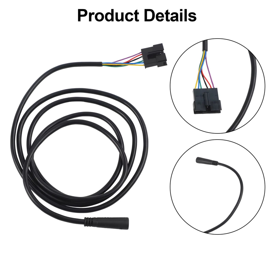 7-poliges Motorkabel für Kukirin G2 Elektroroller, schwarz, Länge: 1,2 m, Steueranschluss-Ersatzteil für E-Scooter - Bild 5