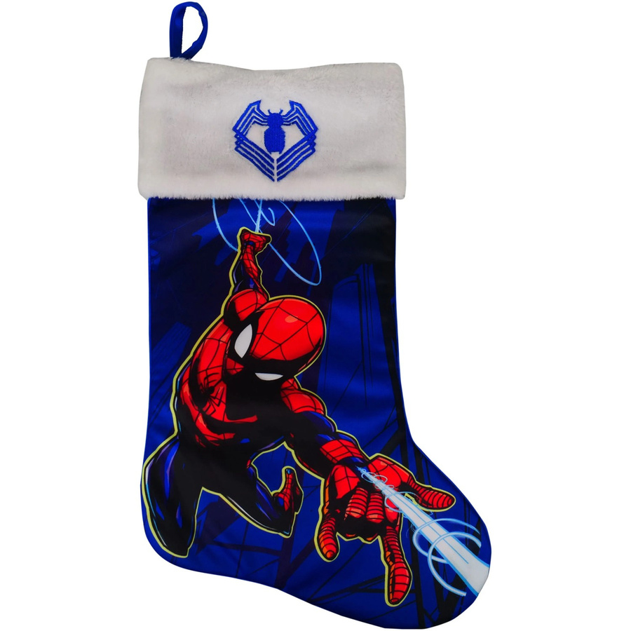 Marvel Weihnachtsstrumpf Spiderman in Multicolor zum Aufhängen - Bild 2