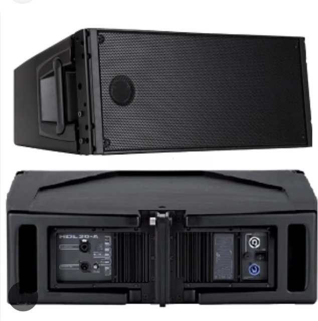 HDL 20-A Dual 10 Zoll Pro Sound Aktives Zweiweg-Line-Array-Lautsprechersystem, 2 Sets, Schwarz - Bild 1