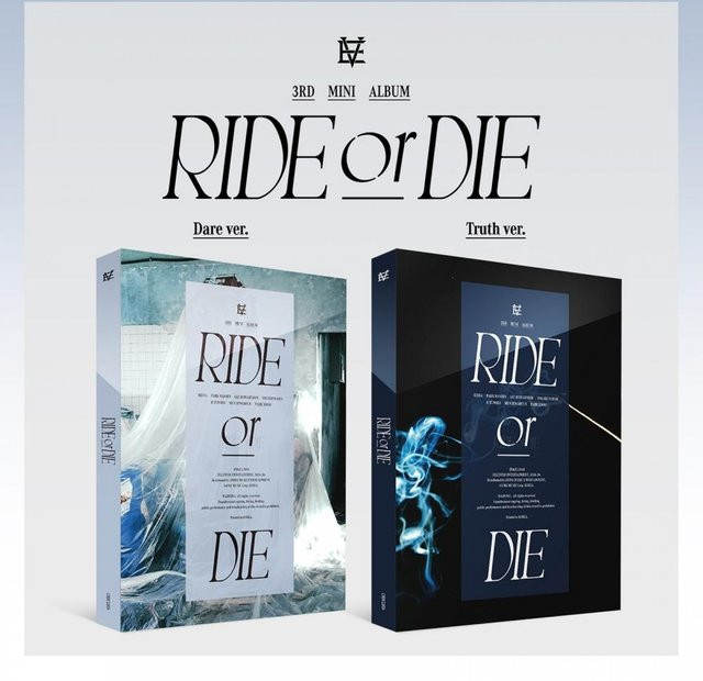 Evnne Ride Or Die Mini-Album Vol.3 in Grau von Withmuu Kpop - Bild 1