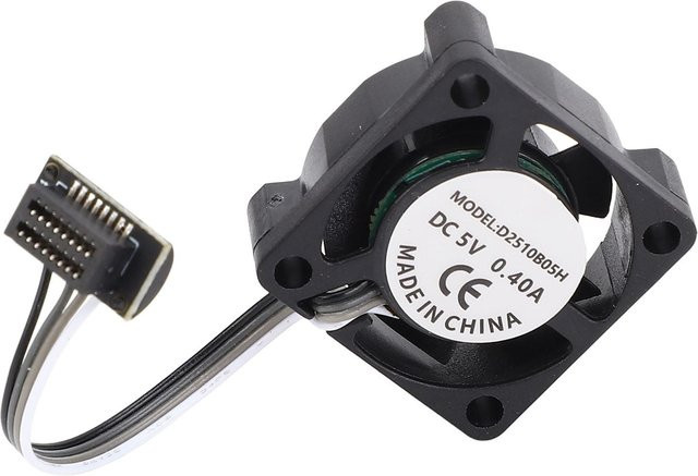 TOMTOP JMS Hotend-Lüfter 2510 5V PWM 18000PRM in Schwarz für Bambu Lab P1P P1S 3D-Drucker Zubehör - Bild 1