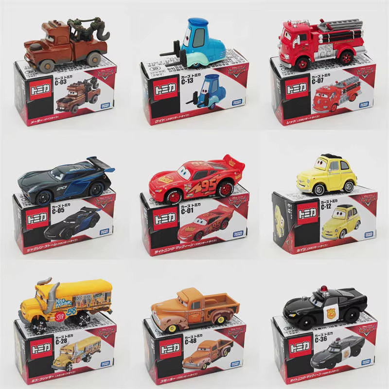 Tomy Tomica McQueen Pixar Cars Century Modellauto, Rennwagen, Metall, Rot - Bild 6