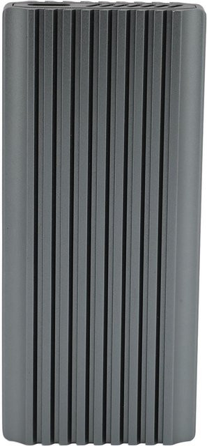 OutsideWorld M.2 NVMe PCIE NGFF SSD Gehäuse mit RGB Atmungslicht, 10Gbps USB 3.1 Gen2 Hochgeschwindigkeitsübertragung und USB-C Anschluss, Grau - Bild 1