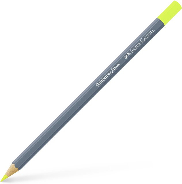 Faber Castell Aqua Aquarellstift in Lichtgelb mit lasierender Pigmentwirkung - Bild 1