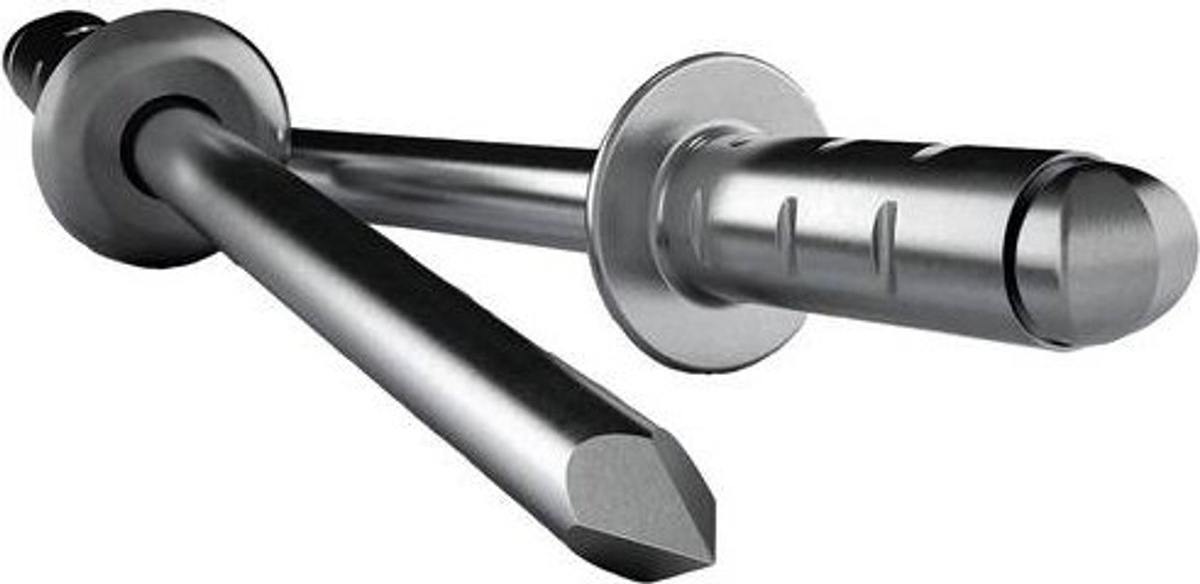 Gesipa Blindniete aus Stahl in Silber, Durchmesser: 3,2 mm, Länge: 8 mm, 1000 Stück - Bild 2