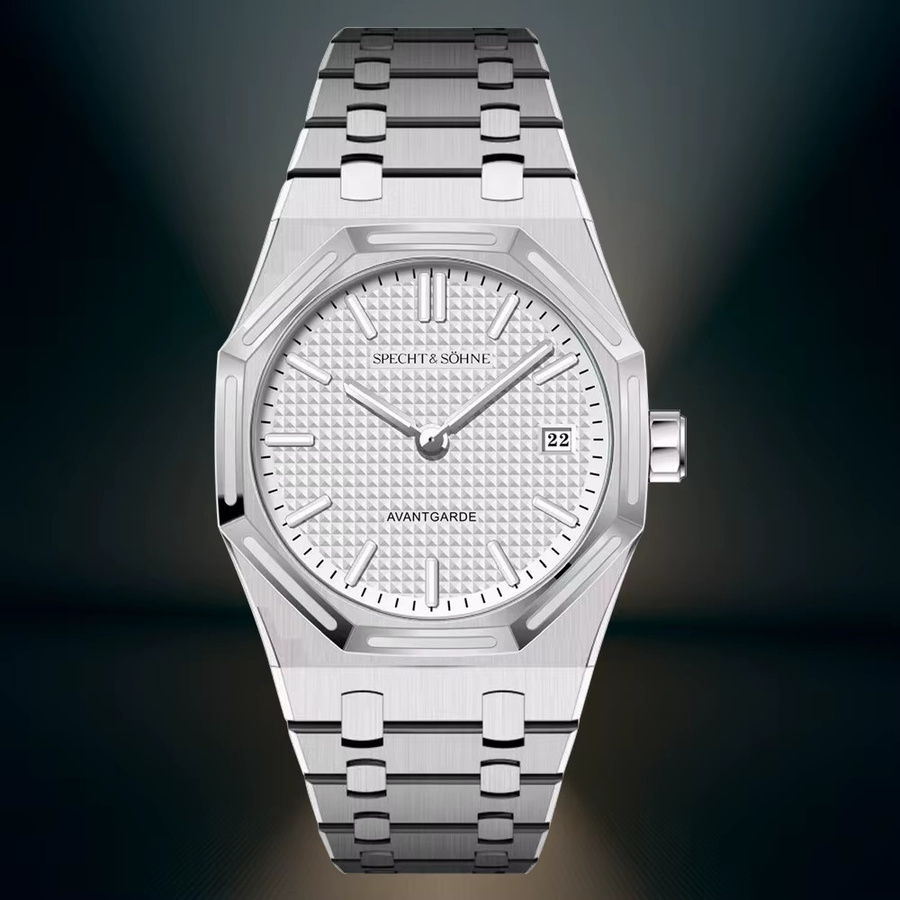 Specht & Söhne Armbanduhr, Edelstahl, Quarz, Blau, Saphirglas, Herren - Bild 2