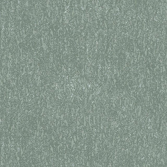 PROFHOME Struktur Tapete Floral Glitzernd in Grün und Silber, Vlies-Tapete mit botanischem Muster, Breite: 0,53 m, Länge: 10,05 m - Bild 1