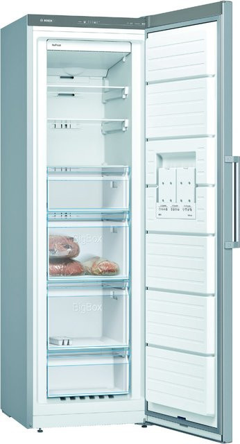 Bosch Gefrierschrank GSN36VLEP Standgerät in Silver mit No Frost und Super Freezing, B/T/H: 60 x 60 x 186 cm - Bild 1