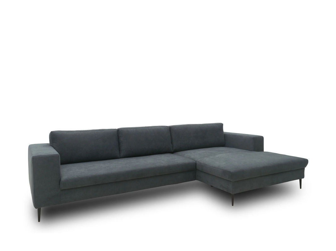 DOMO Ecksofa Modica in Dunkelgrau mit Longchair und Schlaffunktion, L-Form, Breite: 329 cm, Tiefe: 173 cm - Bild 2