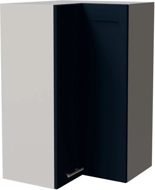 Eckhängeschrank Oslo von Feldmann-Wohnen in Grau/Indigo Matt, B/T/H: 60 x 60 x 96 cm - Bild 1