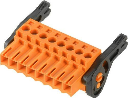 Weidmüller Buchsenleiste 1531070000, Farbe Orange, 9 Polstellen, 1 Reihe, 48 Stück - Bild 1