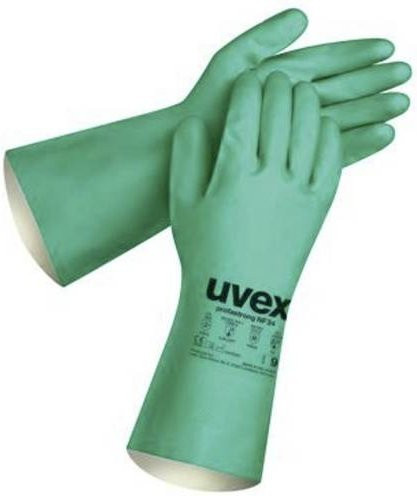 Uvex Chemikalienhandschuhe aus Baumwolle, Farbe: Grün, 12 Paar - Bild 1