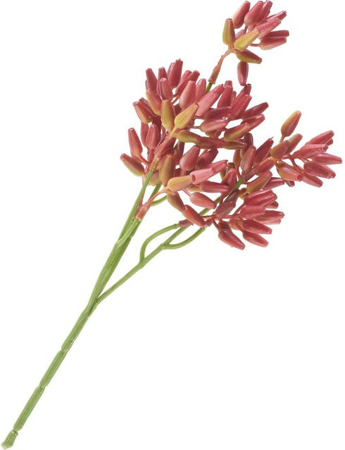 Künstlicher Sukkulenten Zweig in Rot für deine herbstliche Dekoration - Bild 1
