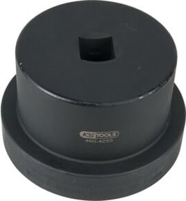 KS Tools Achsmuttern-Schlüssel mit Führungsbund, 12-kant, 1 Zoll, schwarz, 115 mm - Bild 1