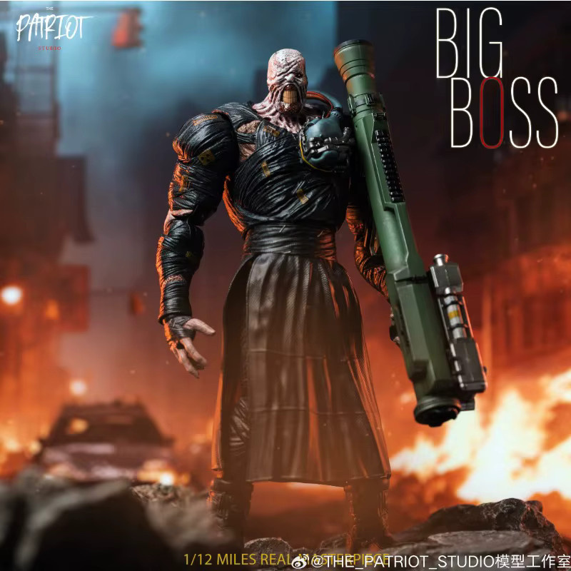Patriot Studio Resident Evil Nemesis Actionfigur, 1/12 Maßstab, ab 18 Jahren - Bild 2