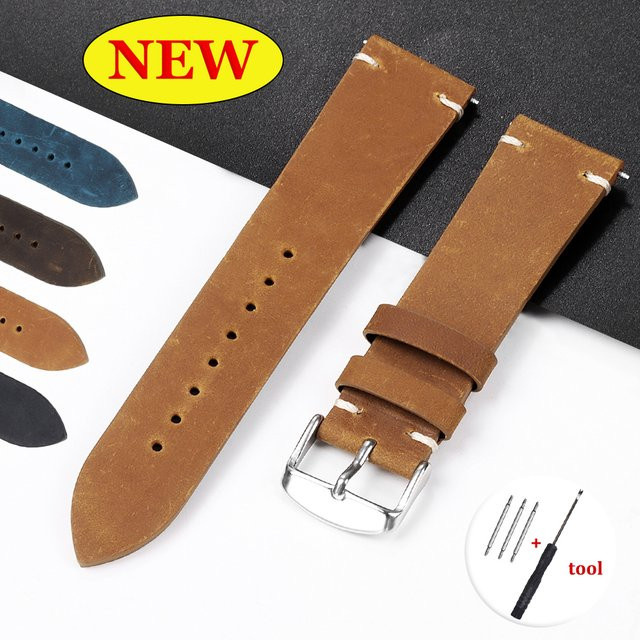 Uhrenarmband Kalbsleder, Braun, Unisex - Bild 1