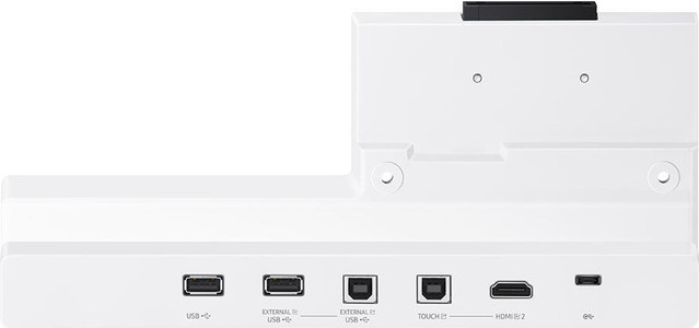 Samsung Flip4 Tray CY-TF65BBCXEN Dockingstation mit USB und HDMI in Grau und Weiß - Bild 1